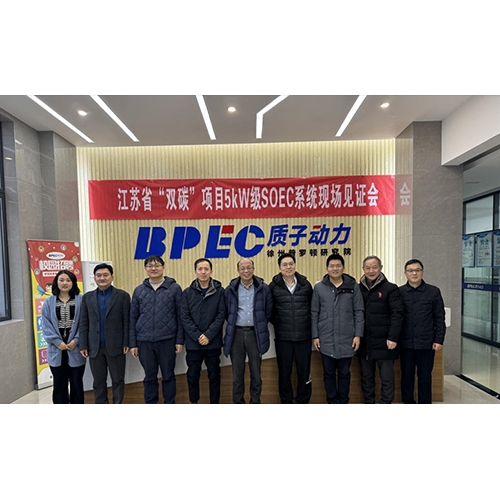 質(zhì)子動力5kW級SOEC系統(tǒng)順利見證驗收，即將交付